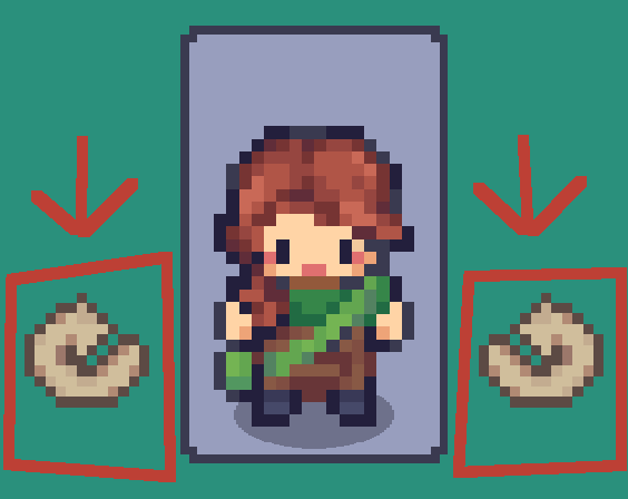 Character Preview Rotation Buttons
