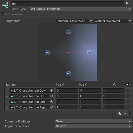 Character Animator Blend Tree Example