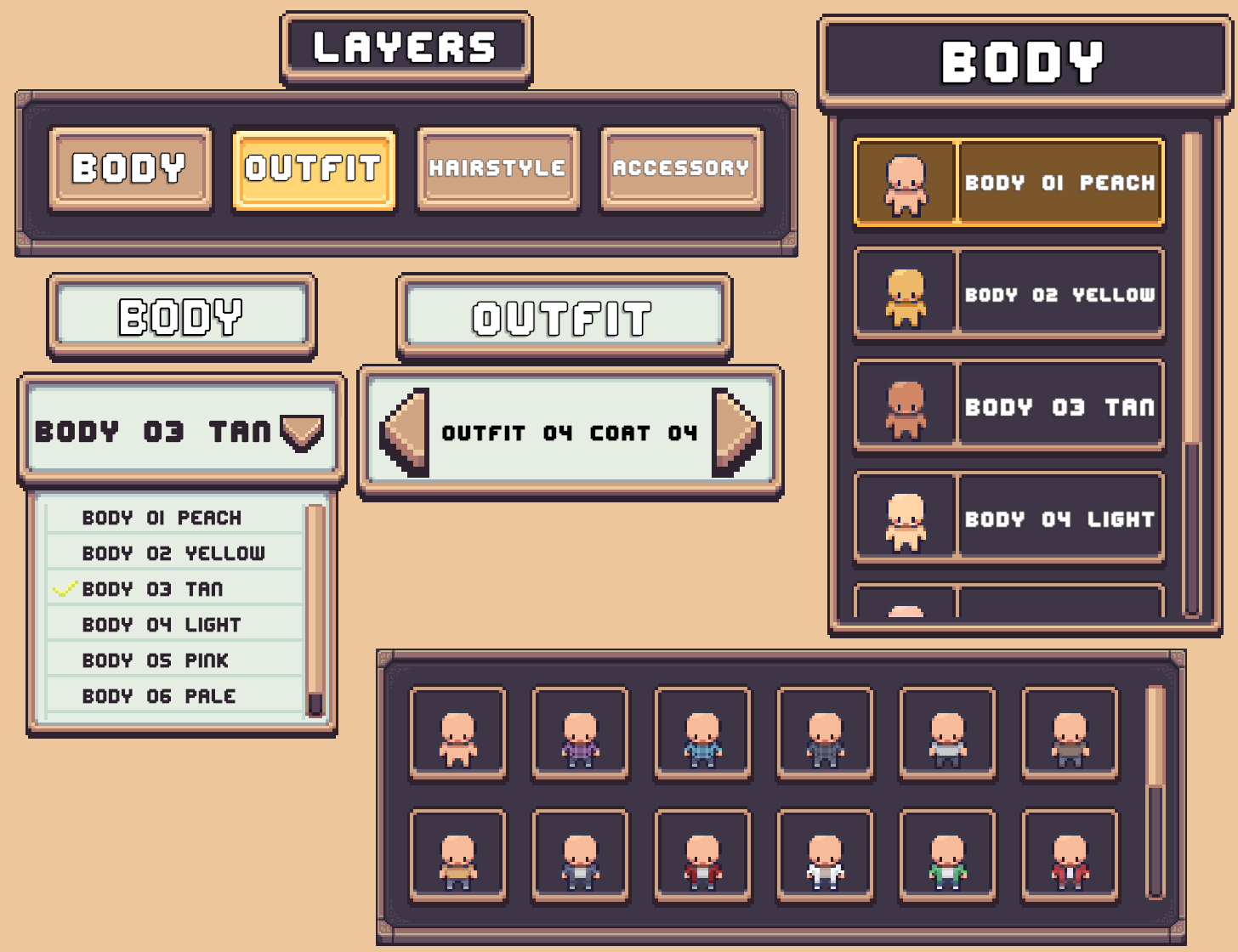 Layer Selectors