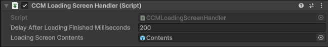 CCM Loading Screen Handler Component