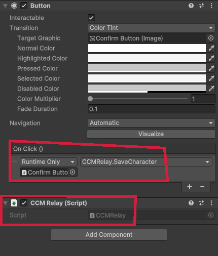 CCM Relay Usage Example