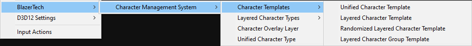 Create Character Tempalte Guide