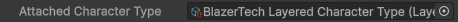 Attached Character Type Field