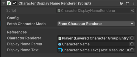 Character Display Name Renderer