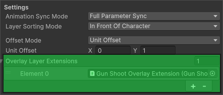 Overlay Layer Extensions List Example