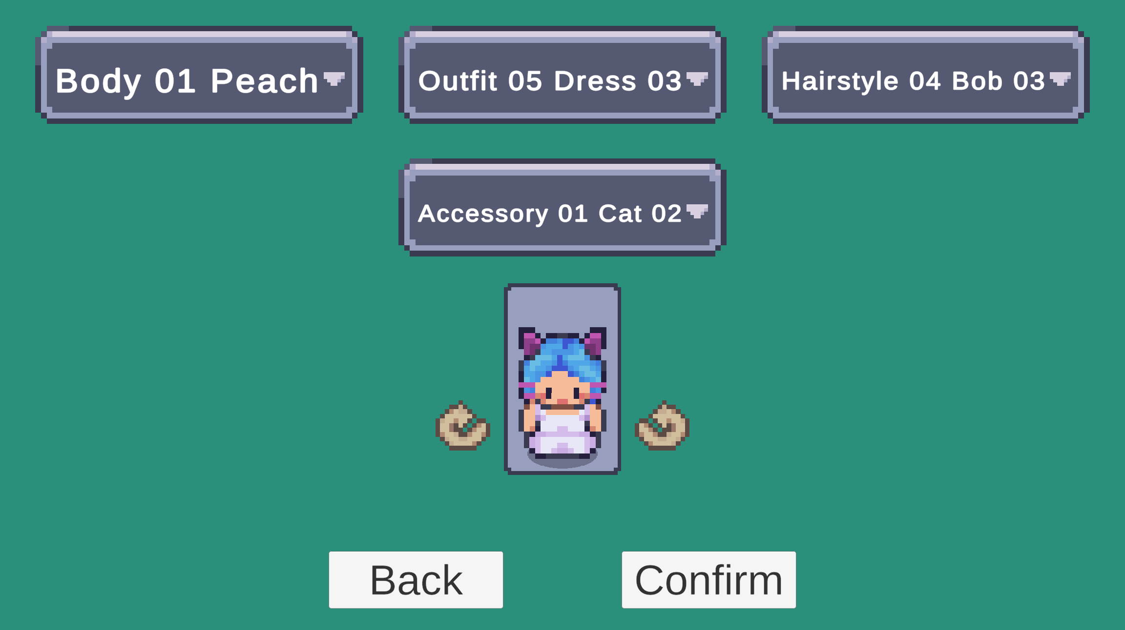 Premade Character Creation Menu #2